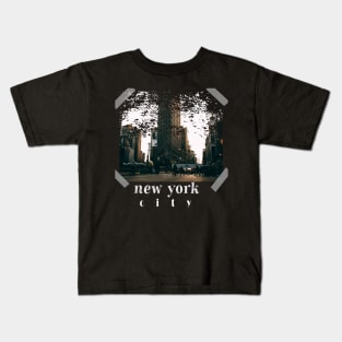 Ideal New York City streets. Kids T-Shirt